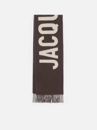 The Jacquemus scarf Fringe logo scarf