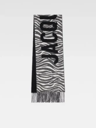 The Jacquemus scarf Fringe logo scarf