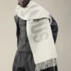 The Jacquemus scarf Fringe logo scarf The Jacquemus scarf Fringe logo scarf