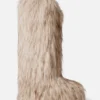 The Jacquemus Yeti Moon Boot High faux fur boots – in collaboration with Moon Boot