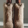 The Jacquemus Yeti Moon Boot High faux fur boots – in collaboration with Moon Boot