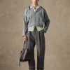 The Jean shirt Duck print bowling shirt