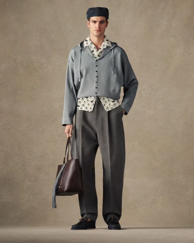 The Jean shirt Duck print bowling shirt