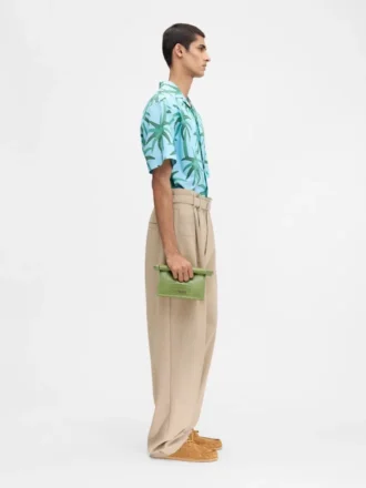 The Jean shirt Palm Trees Star printed short-sleeved shirt