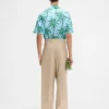 The Jean shirt Palm Trees Star printed short-sleeved shirt