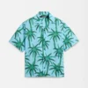 The Jean shirt Palm Trees Star printed short-sleeved shirt