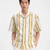 The Jean shirt Striped bowling shirt