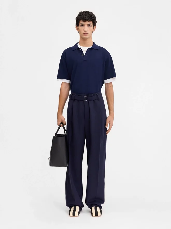 The knit polo shirt Knit polo The knit polo shirt Knit polo