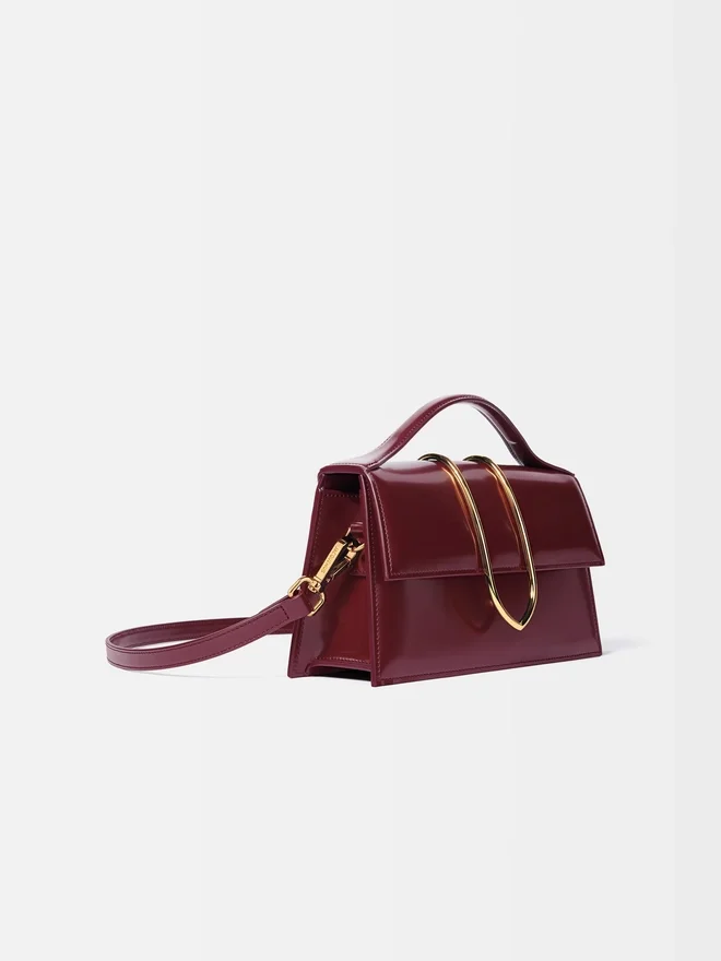 The large Bambino Cross-body metal flap bag The large Bambino Cross-body metal flap bag