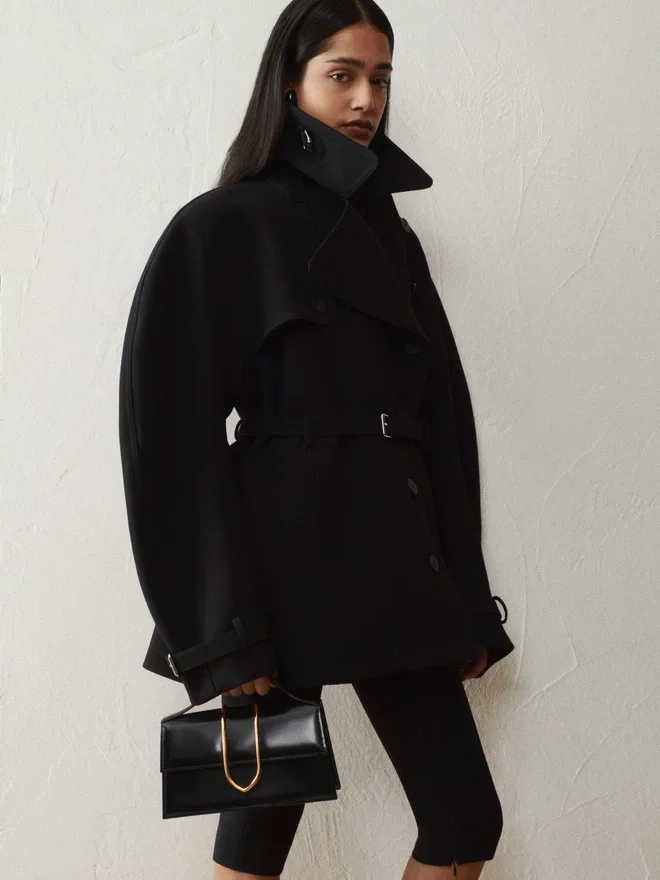 The large Bambino Cross-body metal flap bag The large Bambino Cross-body metal flap bag