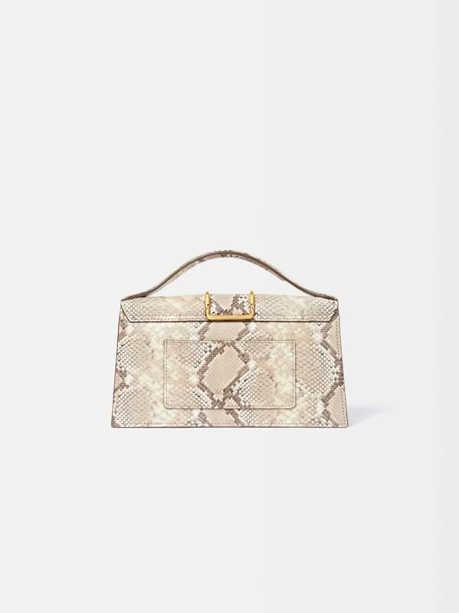The large Bambino Cross-body metal flap bag The large Bambino Cross-body metal flap bag