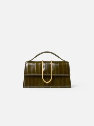 The large Bambino Metal flap bag