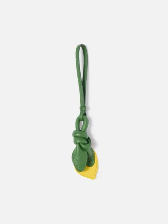 The lemon Knotted lemon-shaped bag charm