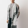 The Liga scarf Striped knit scarf