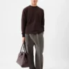 The Lino long-sleeve knit Jacquard signature knit