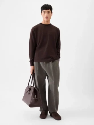 The Lino long-sleeve knit Jacquard signature knit