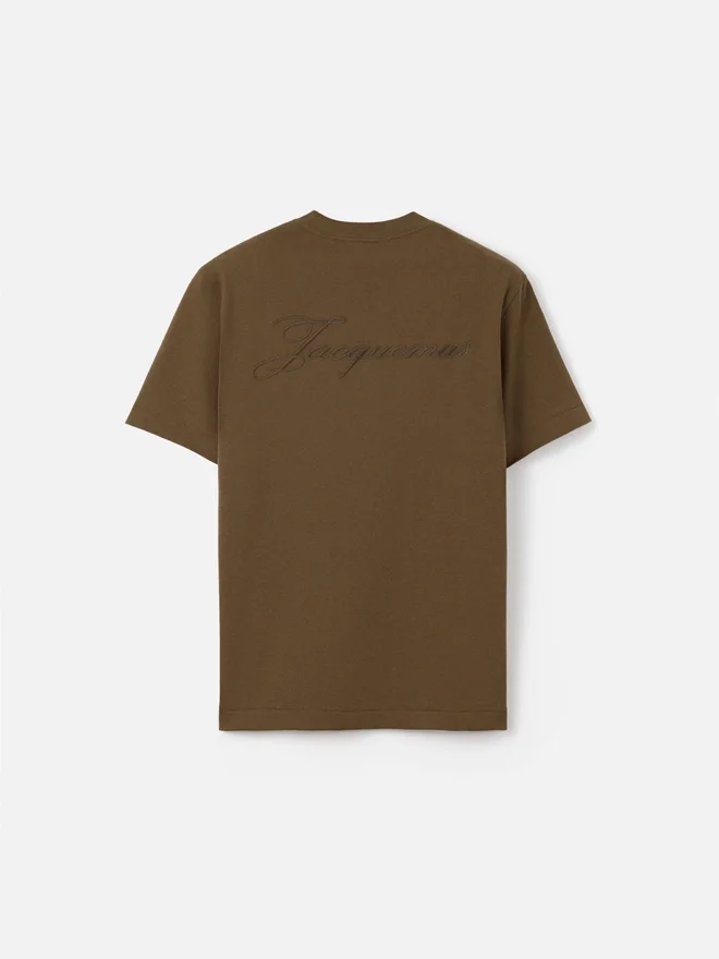 The Logo t-shirt Short-sleeve t-shirt with embroidered logos The Logo t-shirt Short-sleeve t-shirt with embroidered logos