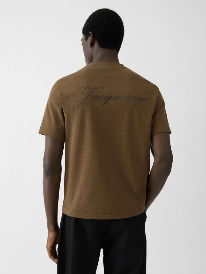 The Logo t-shirt Short-sleeve t-shirt with embroidered logos The Logo t-shirt Short-sleeve t-shirt with embroidered logos
