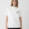 The Logo t-shirt Short-sleeve t-shirt with embroidered logos The Logo t-shirt Short-sleeve t-shirt with embroidered logos
