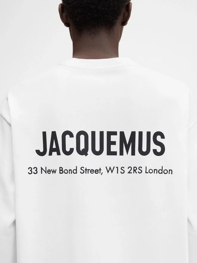 The London address long-sleeve t-shirt Long sleeve t-shirt with printed address and logo – sold exclusively online and in our London store The London address long-sleeve t-shirt Long sleeve t-shirt with printed address and logo – sold exclusively online and in our London store