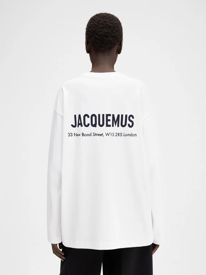 The London address long-sleeve t-shirt Long sleeve t-shirt with printed address and logo – sold exclusively online and in our London store The London address long-sleeve t-shirt Long sleeve t-shirt with printed address and logo – sold exclusively online and in our London store