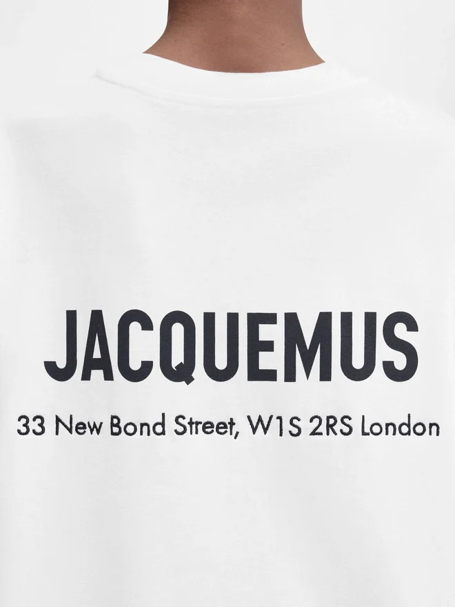 The London address t-shirt Short-sleeved t-shirt with logo and address – sold exclusively online and in our London store The London address t-shirt Short-sleeved t-shirt with logo and address – sold exclusively online and in our London store