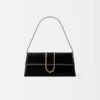 The long Bambino Long metal flap bag The long Bambino Long metal flap bag