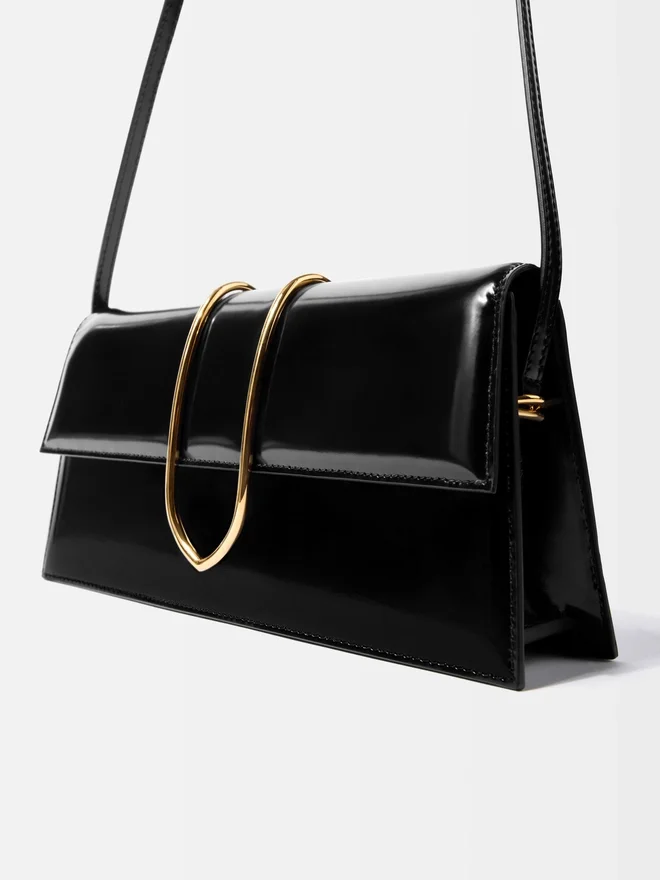 The long Bambino Long metal flap bag The long Bambino Long metal flap bag