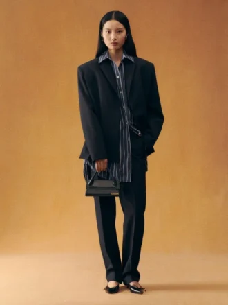 The long Chiquito Long leather handbag