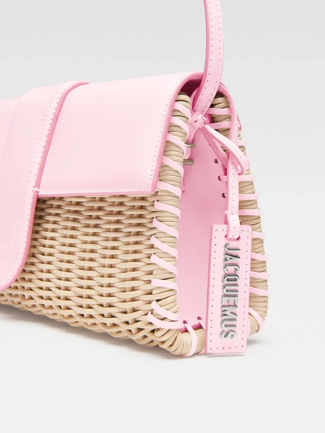 The long wicker Bambino Wicker flap bag The long wicker Bambino Wicker flap bag