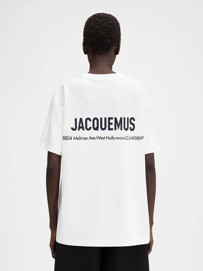 The Los Angeles address t-shirt Short-sleeved t-shirt with printed address and logo – sold exclusively online and in our Los Angeles store The Los Angeles address t-shirt Short-sleeved t-shirt with printed address and logo – sold exclusively online and in our Los Angeles store