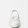 The low Cubisto Banane Woven banana sling-backs