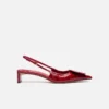The low Duelo slingbacks Circle square kitten heels The low Duelo slingbacks Circle square kitten heels