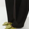 The low Duelo slingbacks Circle square kitten heels