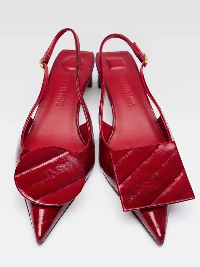 The low Duelo slingbacks Circle square kitten heels The low Duelo slingbacks Circle square kitten heels