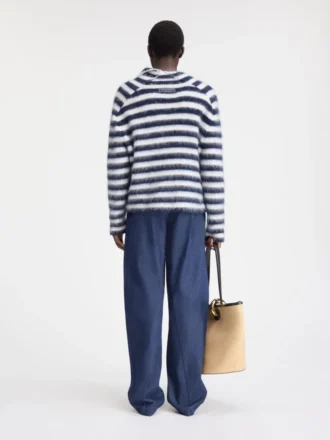 The Marina sweater Striped mohair jumper