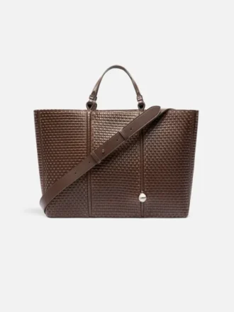 The Marino horizontal shopper bag Soft leather tote bag