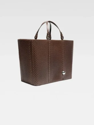 The Marino horizontal shopper bag Soft leather tote bag