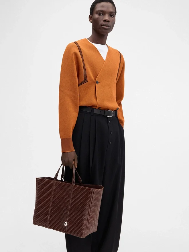 The Marino horizontal shopper bag Soft leather tote bag The Marino horizontal shopper bag Soft leather tote bag