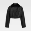 The Marino jacket Double-breasted shearling jacket