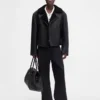 The Marino jacket Short shearling pea coat The Marino jacket Short shearling pea coat