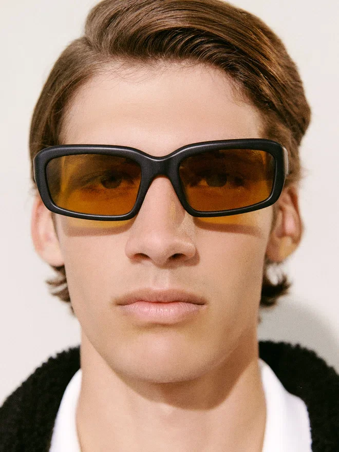 The Marino sunglasses Matte rectangular sunglasses The Marino sunglasses Matte rectangular sunglasses
