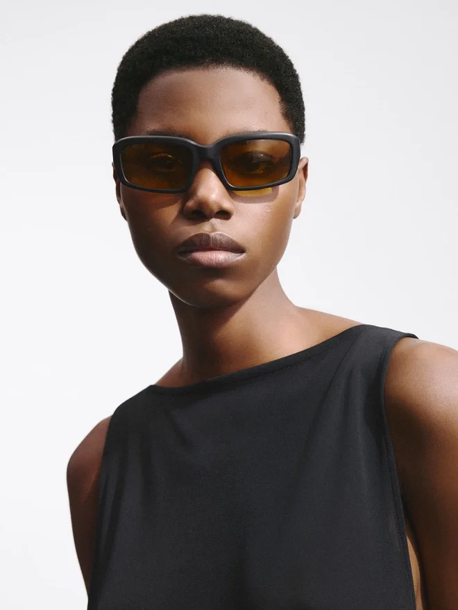 The Marino sunglasses Matte rectangular sunglasses The Marino sunglasses Matte rectangular sunglasses