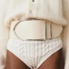 The maxi Bambino belt Wide belt with Bambino signature buckle