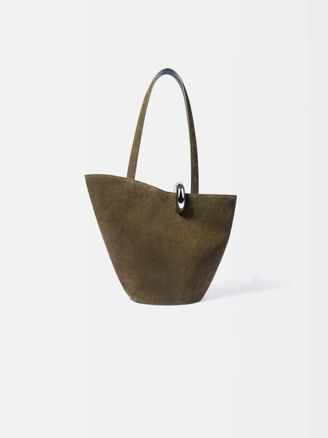 The medium Bambola Medium asymmetric bucket bag The medium Bambola Medium asymmetric bucket bag