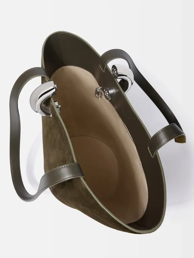 The medium Bambola Medium asymmetric bucket bag The medium Bambola Medium asymmetric bucket bag
