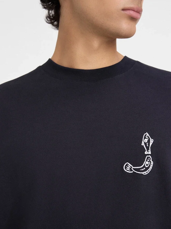 The Merù long-sleeve t-shirt Fisherman logo embroidered long-sleeve t-shirt The Merù long-sleeve t-shirt Fisherman logo embroidered long-sleeve t-shirt
