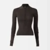 The Merino long-sleeve polo shirt Sheer knit polo The Merino long-sleeve polo shirt Sheer knit polo