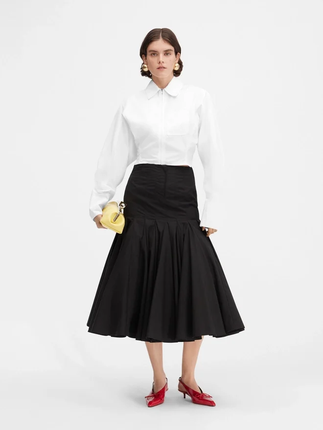 The Mirada shirt Cropped zipper shirt The Mirada shirt Cropped zipper shirt