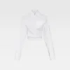 The Mirada shirt Cropped zipper shirt The Mirada shirt Cropped zipper shirt